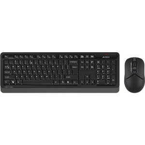 Клавиатура + мышь A4Tech Fstyler FG1012 клав:черный/серый мышь:черный USB беспроводная Multimedia (FG1012 BLACK) a4tech fstyler fg1012