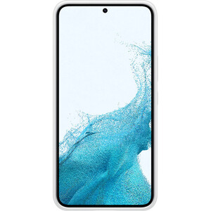 фото Чехол (клип-кейс) samsung galaxy s22 frame cover прозрачный/белый (ef-ms901cwegru) (ef-ms901cwegru)