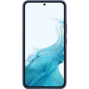 фото Чехол (клип-кейс) samsung galaxy s22 frame cover прозрачный/темно-синий (ef-ms901cnegru) (ef-ms901cnegru)