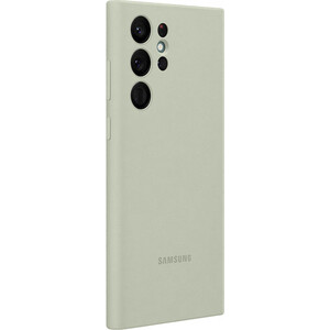 фото Чехол (клип-кейс) samsung galaxy s22 ultra silicone cover оливковый (ef-ps908tmegru) (ef-ps908tmegru)