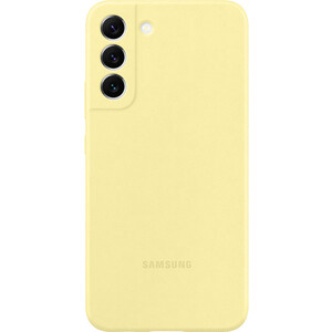 фото Чехол (клип-кейс) samsung galaxy s22+ silicone cover желтый (ef-ps906tyegru) (ef-ps906tyegru)