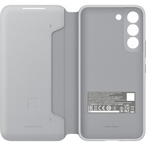 фото Чехол (флип-кейс) samsung galaxy s22 smart led view cover светло-серый (ef-ns901pjegru) (ef-ns901pjegru)