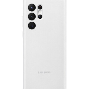 фото Чехол (флип-кейс) samsung galaxy s22 ultra smart clear view cover белый (ef-zs908cwegru) (ef-zs908cwegru)