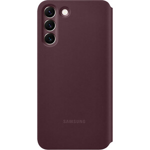 фото Чехол (флип-кейс) samsung galaxy s22+ smart clear view cover бургунди (ef-zs906ceegru) (ef-zs906ceegru)