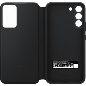 фото Чехол (флип-кейс) samsung galaxy s22+ smart clear view cover черный (ef-zs906cbegru) (ef-zs906cbegru)