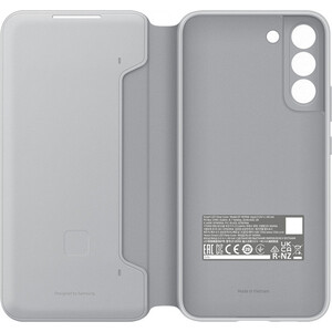 фото Чехол (флип-кейс) samsung galaxy s22+ smart led view cover светло-серый (ef-ns906pjegru) (ef-ns906pjegru)