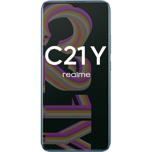 Смартфон Realme C21-Y (4+64) голубой (RMX3263 (4+64) BLUE) C21-Y (4+64) голубой (RMX3263 (4+64) BLUE) - фото 1