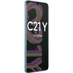 Смартфон Realme C21-Y (4+64) голубой (RMX3263 (4+64) BLUE) C21-Y (4+64) голубой (RMX3263 (4+64) BLUE) - фото 3