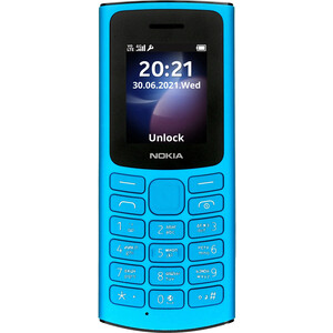 Телефон GSM Nokia 105 4G DS Blue (16VEGL01A01)