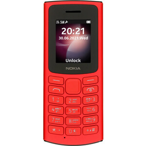 Телефон GSM Nokia 105 4G DS Red (16VEGR01A01)