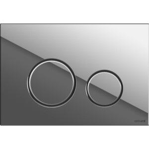 Кнопка смыва Cersanit Twins хром глянцевая (63523) глянцевая бронепленка skin2 на экран под смартфона intex aqua wing