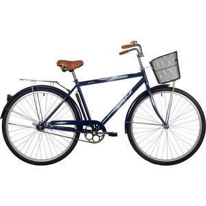 Велосипед FOXX 28'' FUSION 20'' синий + передняя корзина