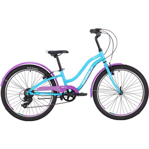 Велосипед DEWOLF Wave 24 teal/white/purple Wave 24 teal/white/purple - фото 1