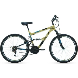 Велосипед Altair MTB FS 26 1.0 (2021) 16 бежевый