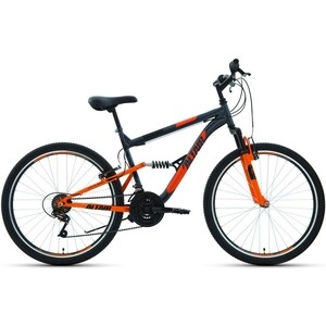 Велосипед Altair MTB FS 26 1.0 (2021) 16 темно-серый