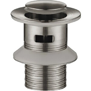 Донный клапан BelBagno PCU Click-clack с переливом, сатин (BB-PCU-01-IN) донный клапан iddis ray сатин raybn00i88