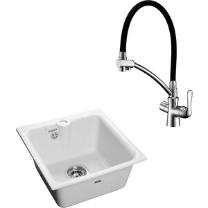 

Кухонная мойка и смеситель GranFest Practik GF-P-420, Lemark Comfort LM3070C иней, Practik GF-P-420, Lemark Comfort LM3070C иней