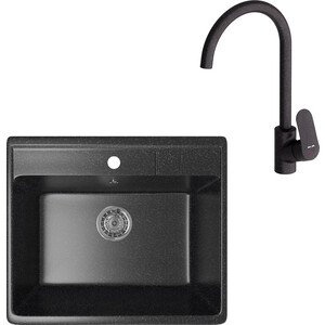 

Кухонная мойка и смеситель Mixline ML-GM15 черная 308 (4630030633792, F8007122), ML-GM15 черная 308 (4630030633792, F8007122)