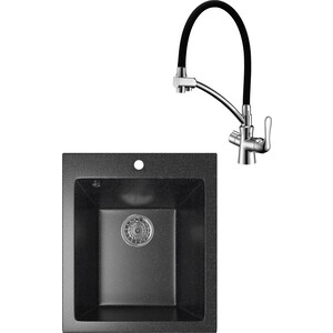 

Кухонная мойка и смеситель Mixline ML-GM14 черная 308 (4630030633556, LM3070C), ML-GM14 черная 308 (4630030633556, LM3070C)