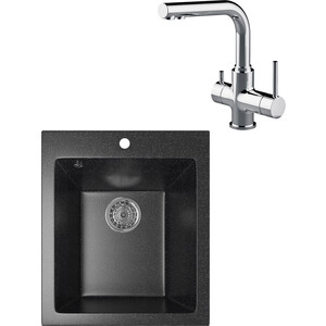 

Кухонная мойка и смеситель Mixline ML-GM14 черная 308 (4630030633556, LM3061C), ML-GM14 черная 308 (4630030633556, LM3061C)