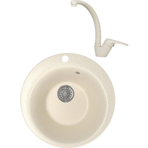 

Кухонная мойка и смеситель Mixline ML-GM13 бежевая 328 (4630030633433, 55244-11), ML-GM13 бежевая 328 (4630030633433, 55244-11)