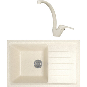 

Кухонная мойка и смеситель Mixline ML-GM19 бежевая 328 (4630030634874, 55244-11), ML-GM19 бежевая 328 (4630030634874, 55244-11)