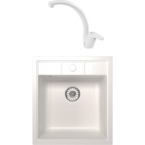 

Кухонная мойка и смеситель Mixline ML-GM28 белая 331 (4620031446538, 55244-4), ML-GM28 белая 331 (4620031446538, 55244-4)