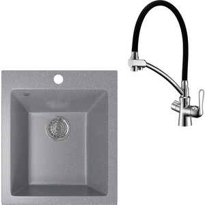 

Кухонная мойка и смеситель Mixline ML-GM14 темно-серая 309 (4630030633587, LM3070C), ML-GM14 темно-серая 309 (4630030633587, LM3070C)