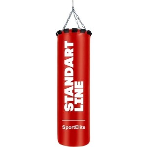 Мешок боксерский Sport Elite STANDART LINE 120см, d-34, 45кг, красный