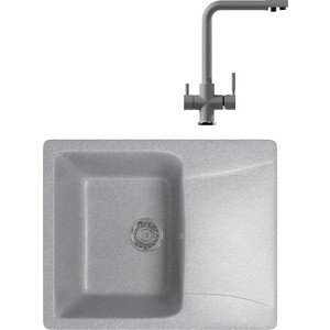 

Кухонная мойка и смеситель Mixline ML-GM26 58x47 графит 342 (4620031445906, 547933), ML-GM26 58x47 графит 342 (4620031445906, 547933)