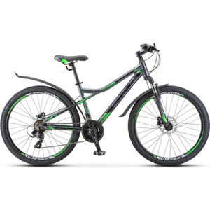 Велосипед Stels Navigator-610 D 26'' V020 16'' Серый/зелёный
