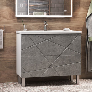Мебель для ванной VIGO Geometry 2-1000 бетон