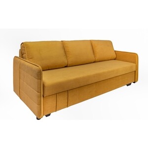фото Прямой диван-кровать mgroup дафни ткань: ultra mustard горчичный