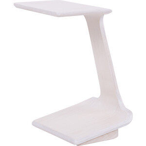 Стол журнальный приставной Мебелик Неро 2 белый ясень (П0005630) haylan graffito стол приставной