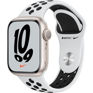 

Часы Apple Watch Nike Series 7, 41 мм, корпус из алюминия цвета ''сияющая звезда'', спортивный ремешок Nike цвет (MKN33RU/A), Watch Nike Series 7, 41 мм, корпус из алюминия цвета "сияющая звезда", спортивный ремешок Nike цвет (MKN33RU/A)