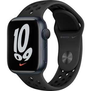 

Часы Apple Watch Nike Series 7, 41 мм, корпус из алюминия цвета ''тёмная ночь'', спортивный ремешок Nike цвета '' (MKN43RU/A), Watch Nike Series 7, 41 мм, корпус из алюминия цвета "тёмная ночь", спортивный ремешок Nike цвета " (MKN43RU/A)