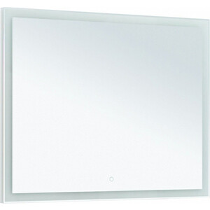Зеркало Aquanet Гласс 100 сенсор, белое (274134) зеркало aquanet комо 6085 с подсветкой и подогревом 249357