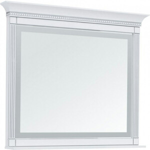 Зеркало Aquanet Селена 120 белое/серебро (201648) зеркало aquanet валенса 70 с светильниками белый краколет серебро 180142 173024