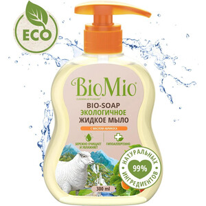 фото Жидкое мыло biomio bio-soap с маслом абрикоса 300мл