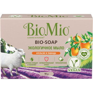 фото Мыло bio mio bio-soap апельсин, лаванда и мята 90г