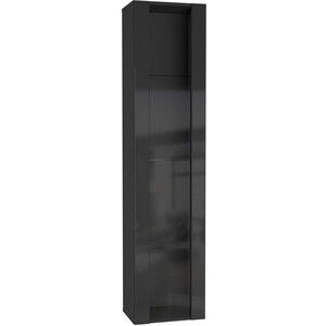 Шкаф навесной НК-мебель Point Тип-41 черный/черный глянец 71774453