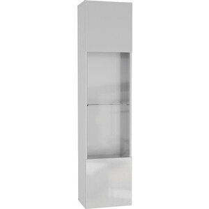 Шкаф навесной НК-мебель Point Тип-42 белый/белый глянец 71774455