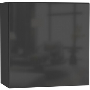 Шкаф навесной НК-мебель Point Тип-60 черный/черный глянец 71774465