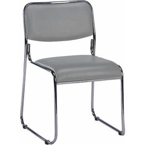 Стул Everprof Fix chrome экокожа серый эргономичное кресло everprof ergo grey ткань серый