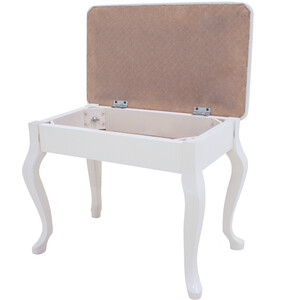 Банкетка Мебелик Азалия с ящиком белый, ткань экокожа белый - фото 4