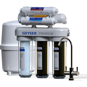 Фильтр обратного осмоса Гейзер Премиум-П с помпой (20052) устройство повышения давления для систем обратного осмоса гейзер