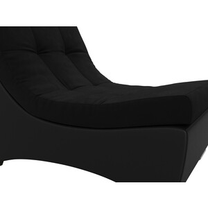 фото Кресло артмебель монреаль кресло микровельвет черный экокожа черный