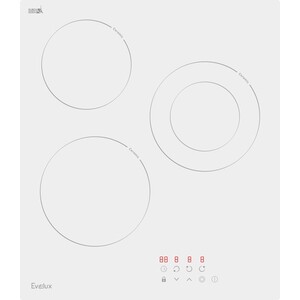 фото Электрическая варочная панель evelux hev 431 w