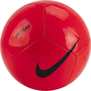 фото Мяч футбольный nike pitch team, арт. dh9796-635, р.5, 12 пан., красный