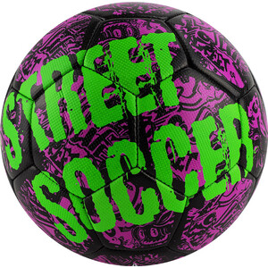 фото Мяч футбольный select street soccer арт. 813120-999, р.5, 32 пан., фиолетово-зеленый